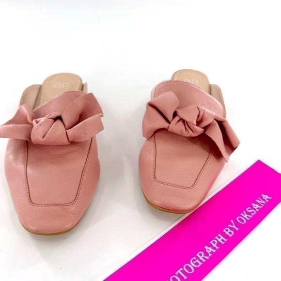 BP. MADDY BOW MULES Dusty Pink size 7.5 M - Picture 10 of 11